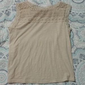 Ann Taylor LOFT petites sleeveless blouse